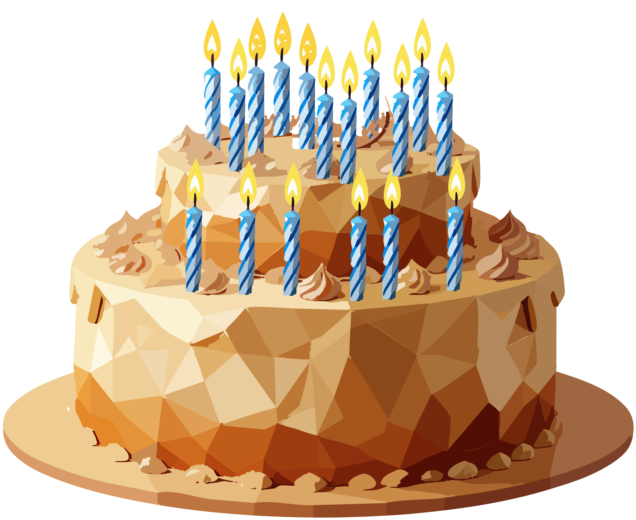 birthday cake with 17 candles